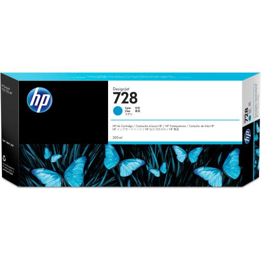 [HP_F9K17A] Cartucho HP 728 Cyan Original 300ml