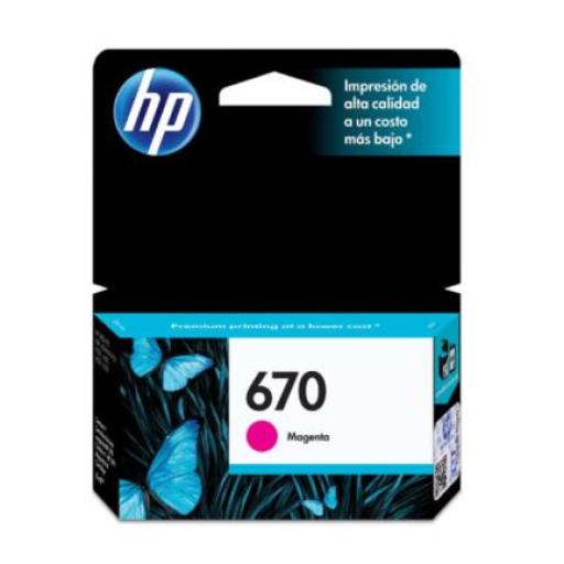 [HP_CZ115AL] Cartucho HP 670 Magenta Original, 300 Páginas