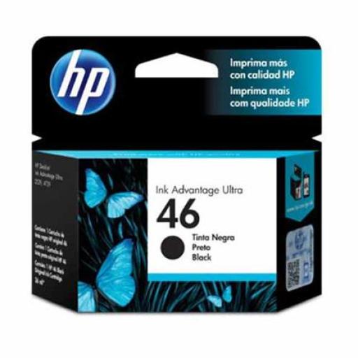 [HP_CZ637AL] Cartucho HP 46 Negro Original, 1500 Páginas