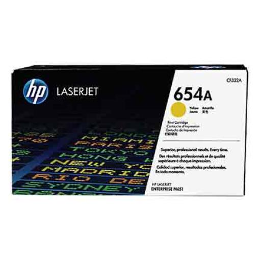 [HP_CF332A] Tóner HP 654A Amarillo Original 15.000 Páginas