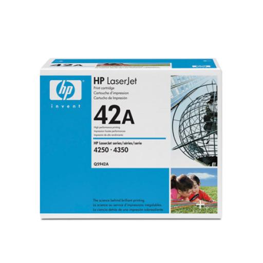 [HP_Q5942A] Tóner HP 42A Negro Original, 10.000 Páginas