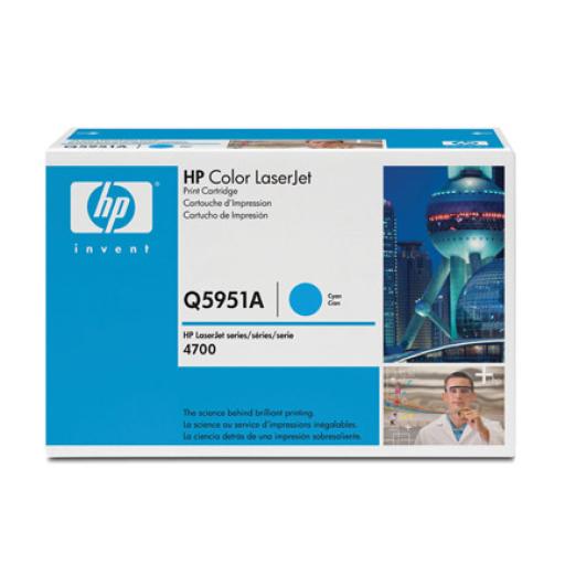 [HP_Q5951A] Tóner HP 643A Cyan Original, 10.000 Páginas