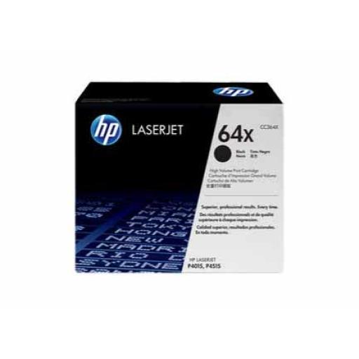 [HP_CC364X] Tóner HP 64X Negro Original, 24.000 Páginas