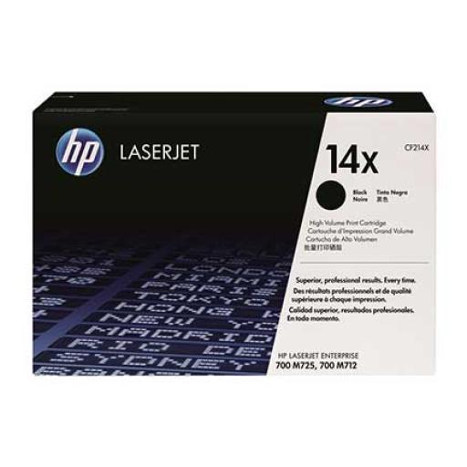 [HP_CF214X] Tóner HP 14X Negro Original, 17.500 Páginas