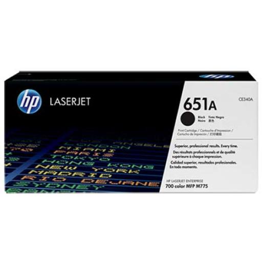 [HP_CE340A] Tóner HP 651A Negro Original, 13.500 Páginas