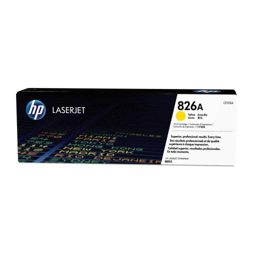[HP_CF312A] Tóner HP 826A Amarillo Original, 31.500 Páginas