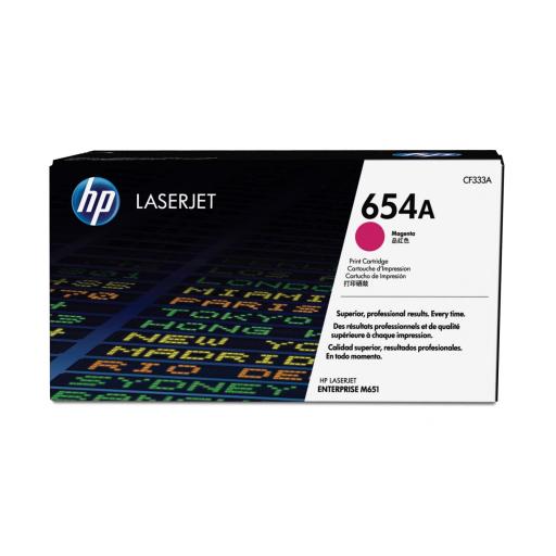 [HP_CF333A] Tóner HP 654A Magenta Original, 15.000 Páginas
