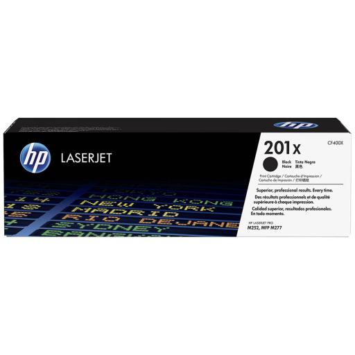 [HP_CF400X] Tóner HP 201X Negro Original, 2800 Páginas