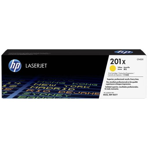 [HP_CF402X] Tóner HP 201X Amarillo Original 2300 Páginas