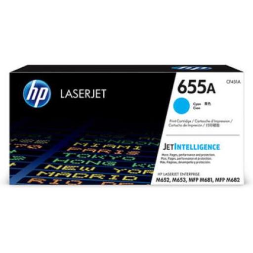 [HP_CF451A] Tóner HP 655A Cyan Original, 10.500 páginas