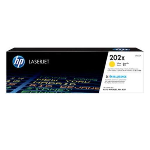 [HP_CF502X] Tóner HP 202X Amarillo Original 2500 Páginas