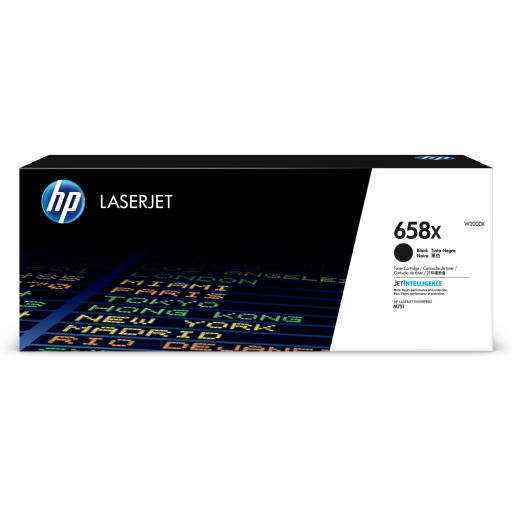 [HP_W2000X] Tóner HP 658X Negro Original, 33.000 Páginas
