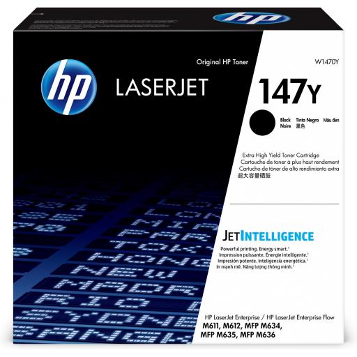 [HP_W1470Y] HP W1470Y Extra Alto Rendimiento Negro Original, 42.000 Páginas