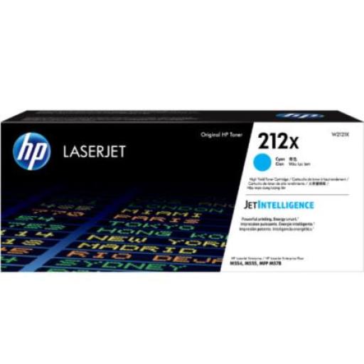 [HP_W2121X] HP Tóner HP Original LaserJet 212X Alto Rendimiento Color Cian