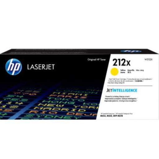 [HP_W2122X] HP Tóner HP Original LaserJet 212X Alto Rendimiento Color Amarillo