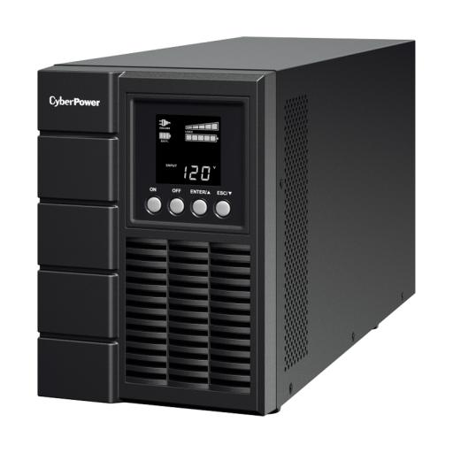 [CYBERPOWER_OLS1000a] CyberPower UPS de 1000 VA/900 W, Online Doble Conversión, Entrada 120 Vca NEMA 5-15P, Onda Senoidal Pura, Tipo Torre, Con 4 Tomas NEMA 5-15R