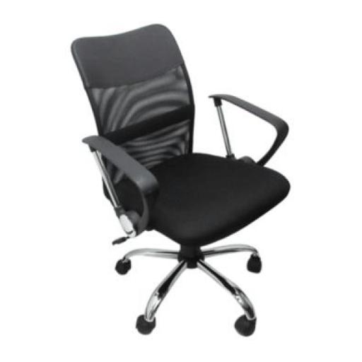[NEXTEP_NE-650E] Nextep Silla Ejecutiva Nextep Tela Altura Ajustable/Reclinable Base Giratoria