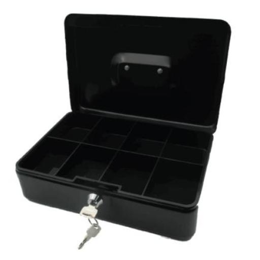 [NEXTEP_NE-161] Nextep Caja Dinero Nextep Metálica Grande 25cm Color Negro