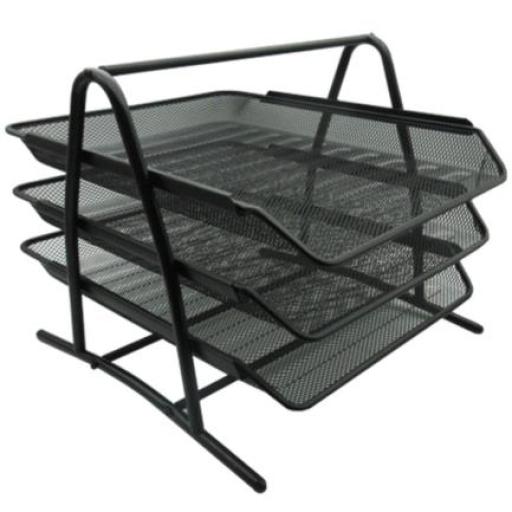 [NEXTEP_NE-162] Nextep Charola Organizadora Nextep Malla Metálica 3 Niveles Tipo Oficio
