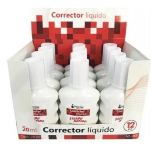 [NEXTEP_NE-069] Nextep Corrector Líquido Nextep Botella 20ml C/12 Piezas