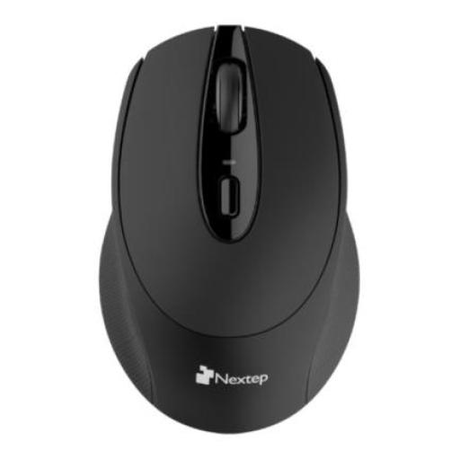 [NEXTEP_NE-410E] Nextep Mouse Nextep Inalámbrico Ergónomico USB 1600 dpi Batería Incluida Color Negro