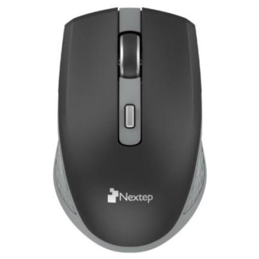 [NEXTEP_NE-413NG] Nextep Mouse Nextep Inalámbrico Recargable Switch Encendido 1600 dpi Color Negro-Gris