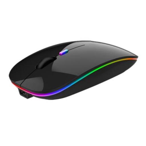 [NEXTEP_NE-412N] Nextep Mouse Nextep Inalámbrico Recargable Delgado/Silencioso RGB 1600 dpi Color Negro