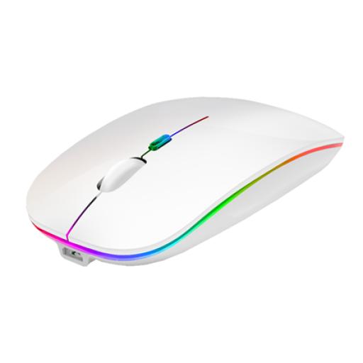 [NEXTEP_NE-412B] Nextep Mouse Nextep Inalámbrico Recargable Delgado/Silencioso RGB 1600 dpi Color Blanco
