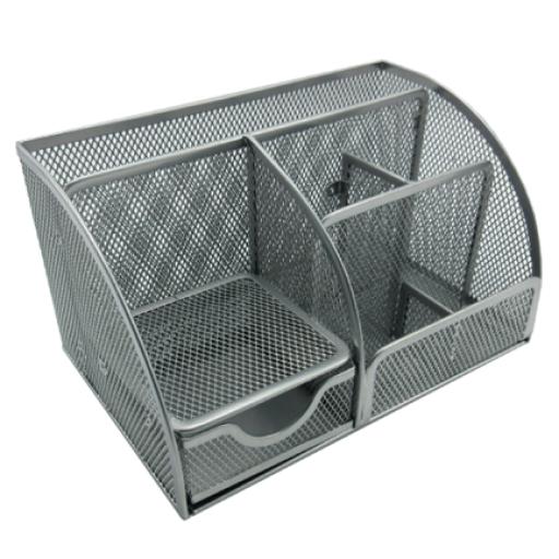 [NEXTEP_NE-175P] Nextep Organizador Nextep Malla Metálica 7 Secciones Plata