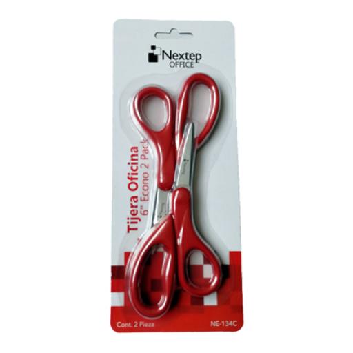 [NEXTEP_NE-134C] Nextep Tijera Nextep para Oficina 6" Econónomica Blister C/2
