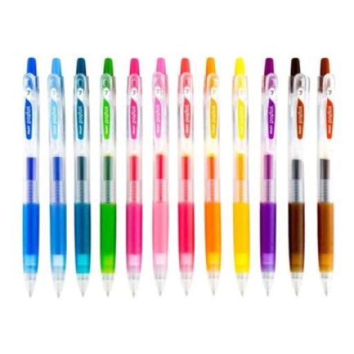 [PILOT_18051] Pilot Bolígrafo Pilot Poplol Gel Retráctil 0.7mm Colores Surtidos Básicos C/12 Pzas