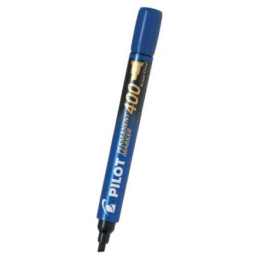 [PILOT_44116] Pilot Marcador Permanente Pilot SA400 Cincel Color Azul Caja C/12 Pzas