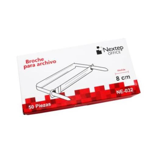 [NEXTEP_NE-032] Nextep Broche Nextep Archivo No.8 cm C/50 Pzas