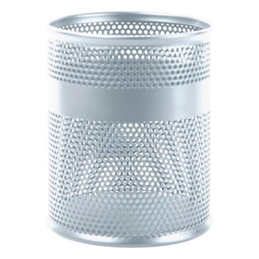 [NEXTEP_NE-158P] Nextep Porta Lápices Nextep Mediano Malla Metálica 8.5x10cm Color Plata