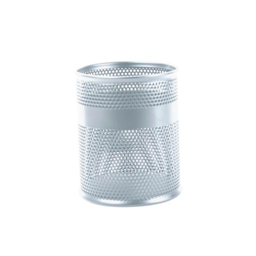 [NEXTEP_NE-158P] Nextep Porta Lápices Nextep Mediano Malla Metálica 8.5x10cm Color Plata