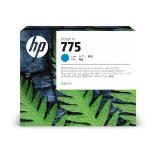 [HP_1XB17A] HP Tinta HP LF 775 500ml Color Cian