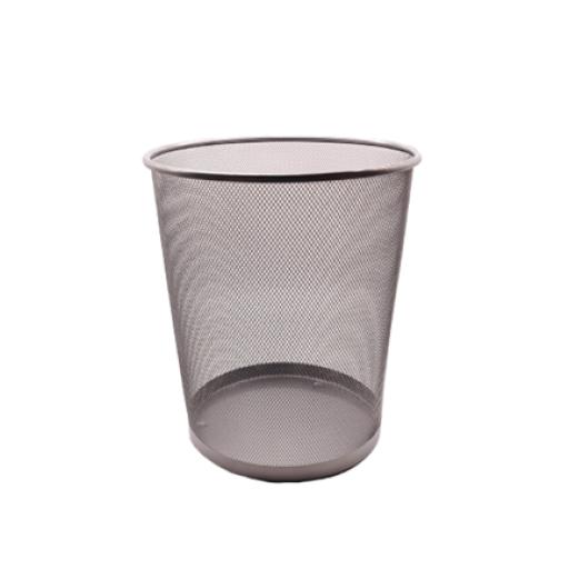 [NEXTEP_NE-165RP] Nextep Cesto de Malla Nextep Redondo 16L Color Plata