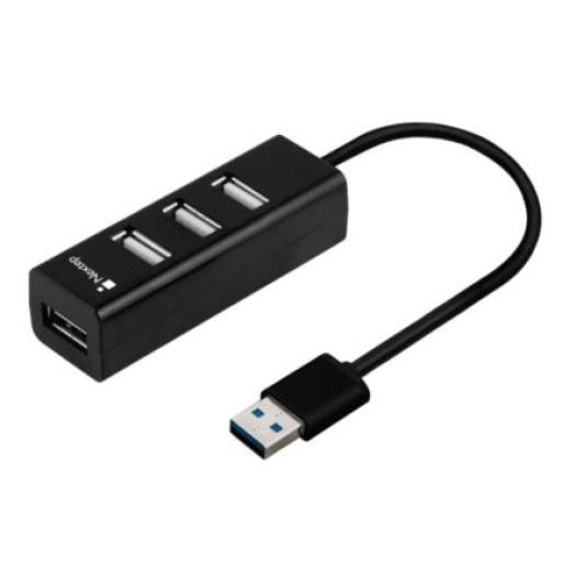 [NEXTEP_NE-444] Nextep Mini Hub Nextep USB 2.0 Alta Velocidad 4 Puertos