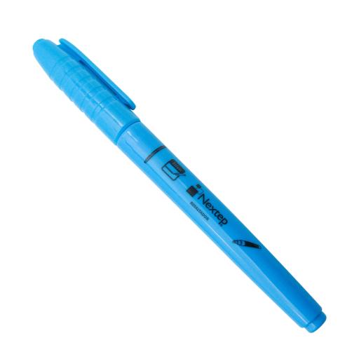 [NEXTEP_NE-084Z] Nextep Marcador Nextep Resaltador Tipo Pluma Color Azul C/12 Pzas