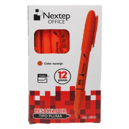 [NEXTEP_NE-084J] Nextep Marcador Nextep Resaltador Tipo Pluma Color Naranja C/12 Pzas
