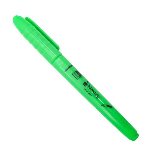 [NEXTEP_NE-084V] Nextep Marcador Nextep Resaltador Tipo Pluma Color Verde C/12 Pzas