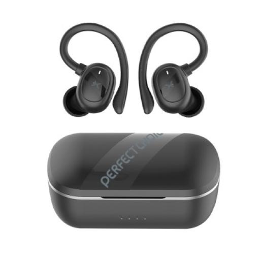 [PERFECTCHOICE_PC-116912] Perfect Choice Audífonos Perfect Choice Haken Bluetooth Deportivos TWS Cancelación de Ruido con Sujetador Color Negro