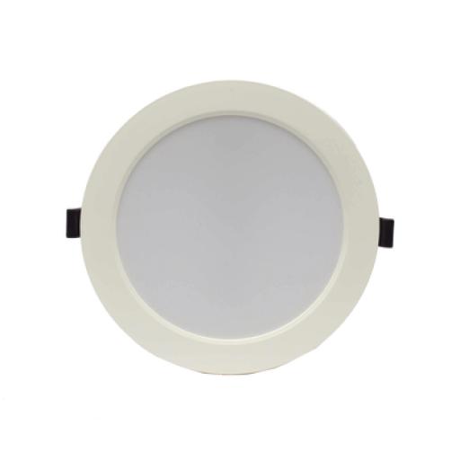 [EPCOM_EPIDLR15W] Epcom Spot Redondo Empotrable / 17.5 cm / Luz Fría / 110 V / 15 W / 1200 lúmenes / 25000 hrs / Ángulo de apertura 120° / IP20