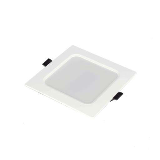 [EPCOM_EPIDLS6W] Epcom Spot Cuadrado Empotrable / 12 x 12 cm / Luz Fría / 110 V / 6 W / 420 lúmenes / 25000 hrs / Ángulo de apertura 120° / IP20