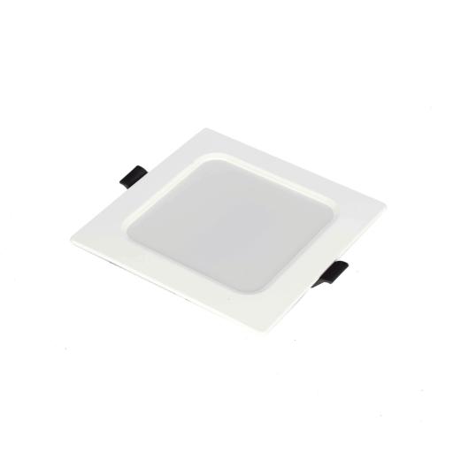 [EPCOM_EPIDLS6W] Epcom Spot Cuadrado Empotrable / 12 x 12 cm / Luz Fría / 110 V / 6 W / 420 lúmenes / 25000 hrs / Ángulo de apertura 120° / IP20