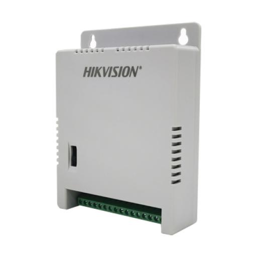 [HIKVISIONDIGITALTECHNOLOGY_DS-2FA1205-C8/K] Hikvision Digital Technology Fuente de Poder Regulada 12 Vcc / 13.5 Vcc / 15 Vcc para 8 Cámaras / 1 Amp por Salida / Voltaje de Entrada 90 - 130 VCA / Filtro de Ruido para Cámaras 4K / Modo para Largas Distancias
