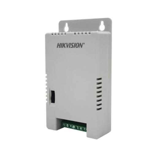 [HIKVISIONDIGITALTECHNOLOGY_DS-2FA1225-C4/K] Hikvision Digital Technology Fuente de Poder Regulada 12 Vcc / 13.5 Vcc / 15 Vcc para 4 Cámaras / 1 Amp por Salida / Voltaje de Entrada 90 - 130 VCA / Filtro de Ruido para Cámaras 4K / Modo para Largas Distancias