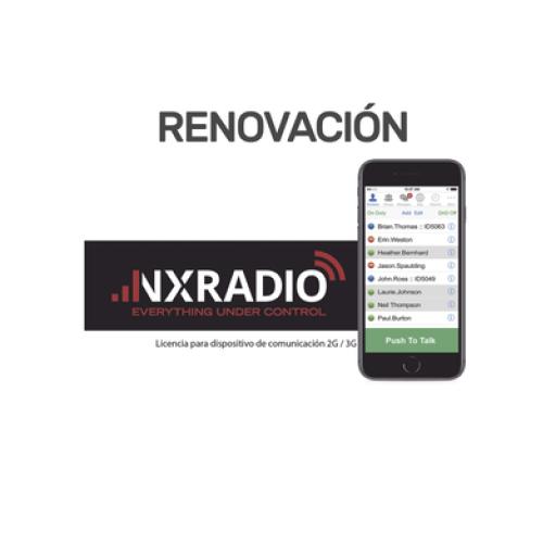 [NXRADIO_RENOVACIONNXRADIO] NXRADIO Renovacion de Servicio Anual NXRadio para Dispositivos  Android, iOS, Despacho en PC, VEPG3, VEPG4