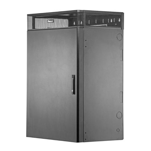 [PANDUIT_WME9BL] Panduit Gabinete de Montaje en Pared TrueEdge™, Con 9 UR para Equipo Activo y 9 UR para Paneles de Parcheo, Fabricado en Acero, Color Negro