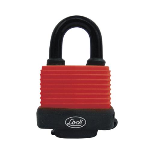 [LOCK_SYS-C25-S40] LOCK Candado Impermeable con Llave Estándar / Arco Corto de 26 mm/ Nivel de Seguridad 4 / Línea Comercial.
